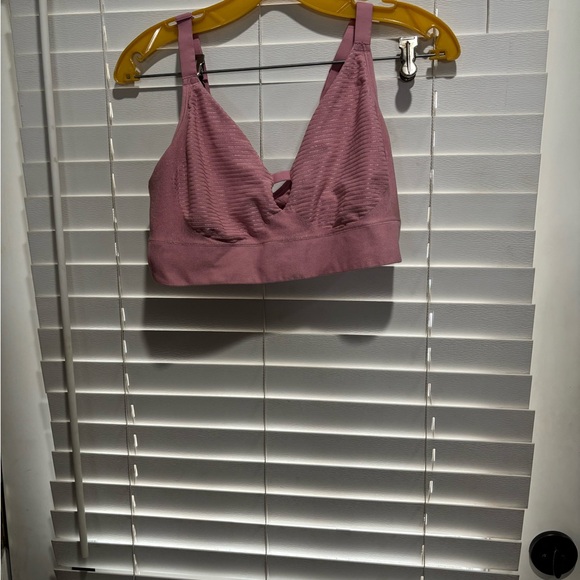 Bali Other - Bali Dusty Rose Ribbed Bralette - Light Support